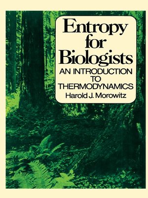 cover image of Entropy for Biologists